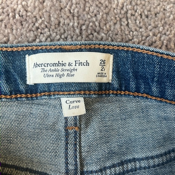 Abercrombie ankle straight ultra high rise, curve love - Picture 4 of 5